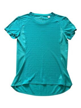 Adidas Climachill Energy Running Shirt Teal Sz S Blokecore